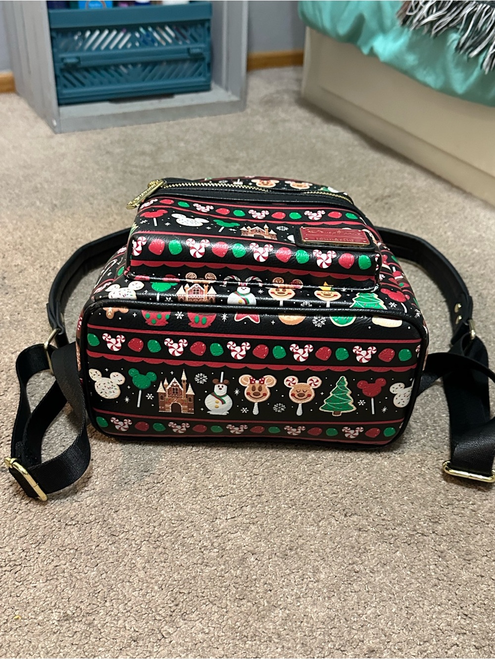 Disney Parks Loungefly Holiday Snacks Backpack - Picture 5 of 14